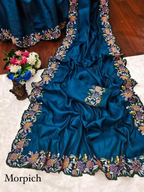 Krishnavi tussar silk fancy saree wholesale